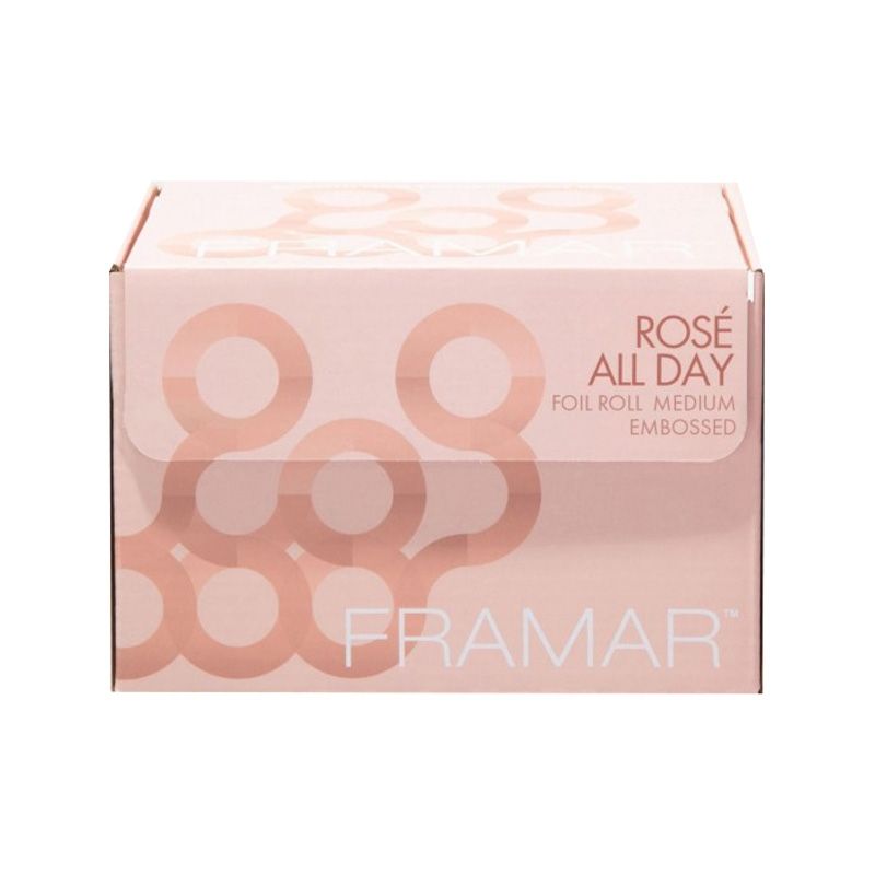 GENERICO - Rollo Papel Aluminio Relieve Framar Rose 12,7cm X 97,5m