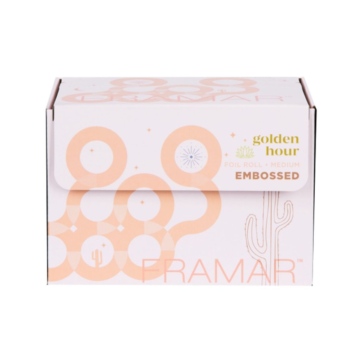 GENERICO - Rollo Papel Aluminio Relieve Framar Golden 12,7cm X 97,5m