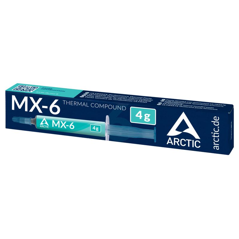 ARTIC - Pasta térmica ARCTIC MX-6 de Alto Rendimiento Jeringa 4gr
