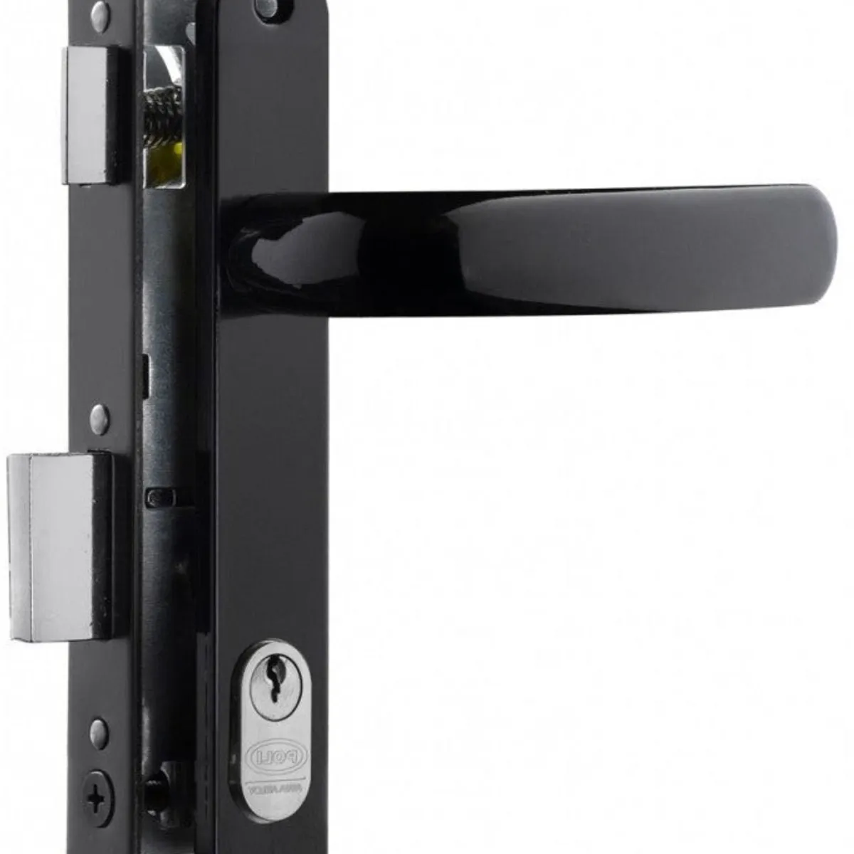 POLI - Cerradura POLI Puerta Abatir Negro