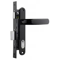 POLI - Cerradura Puerta Abatir Negro