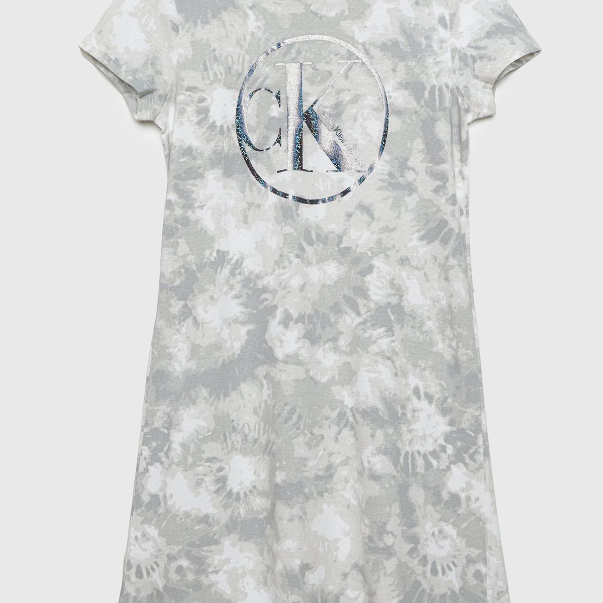 CALVIN KLEIN - Vestido Tie Dye Ck Gris Calvin Klein