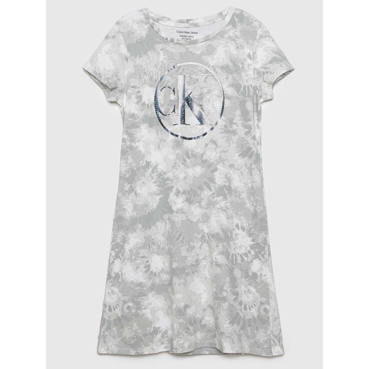 CALVIN KLEIN - Vestido Tie Dye Ck Gris Calvin Klein