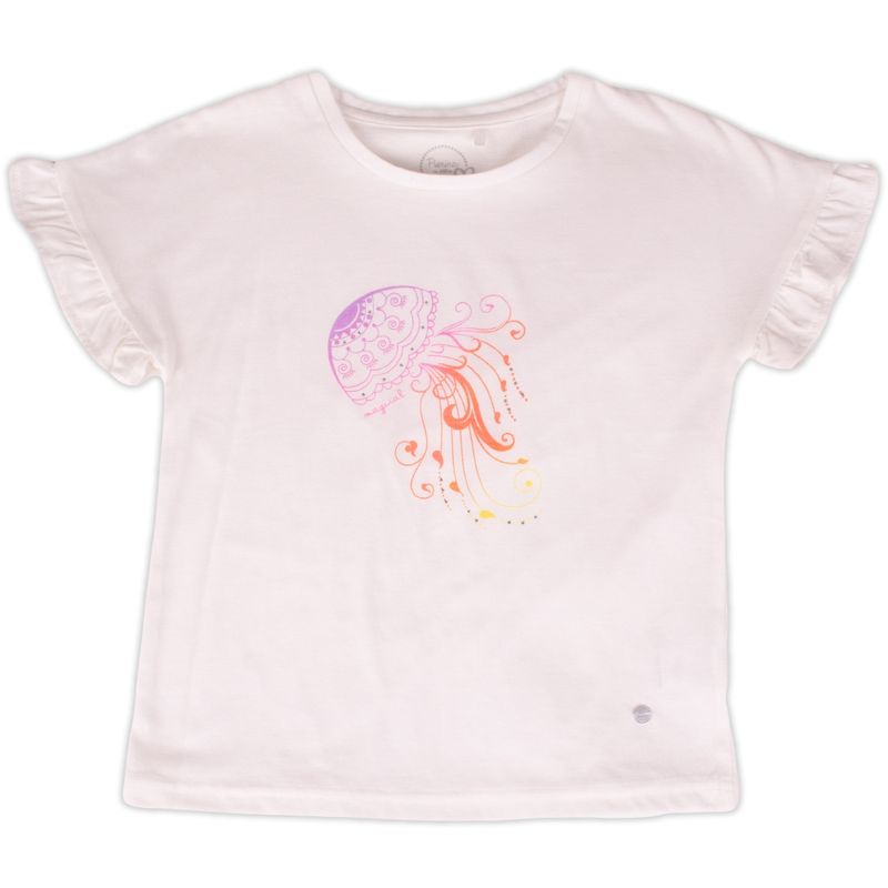 PILLIN - Polera Manga Corta Niña Blanco Pillin PILLIN