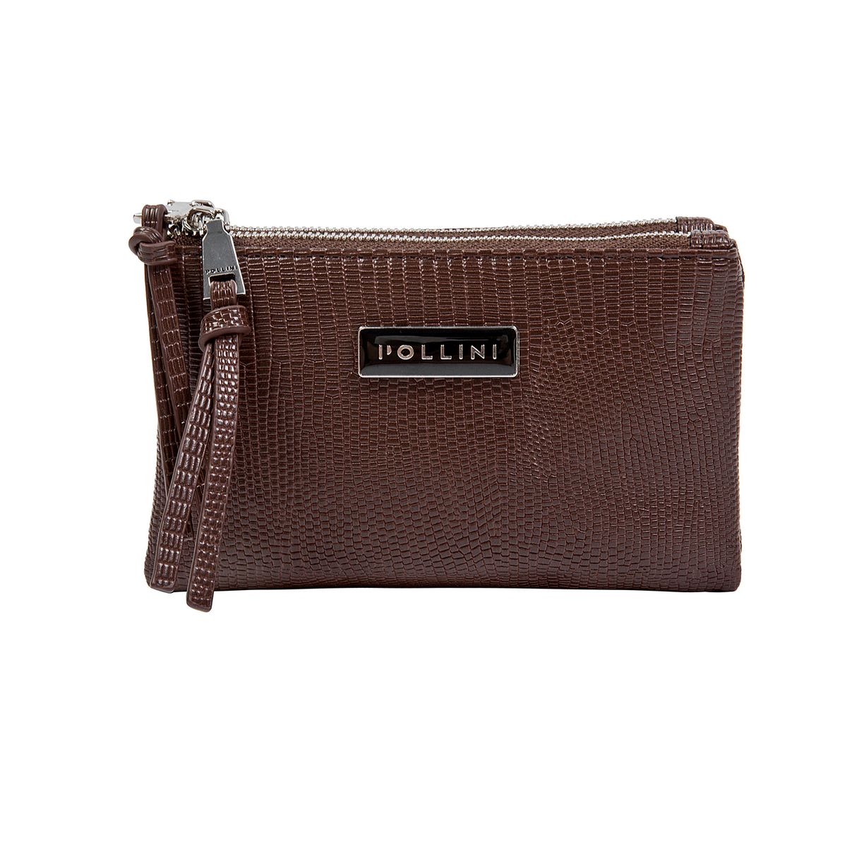 POLLINI - Billetera Mujer Chocolate Pollini