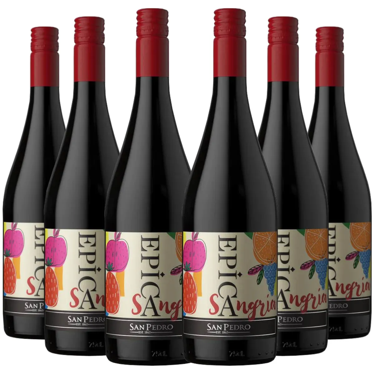 SAN PEDRO - 6 Sangría Épica (750ml. 8.5%)