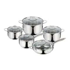 BERLINGER HAUS - BATERIA DE COCINA FULL INDUCCION 10 PCS ACERO INOXIDABLE