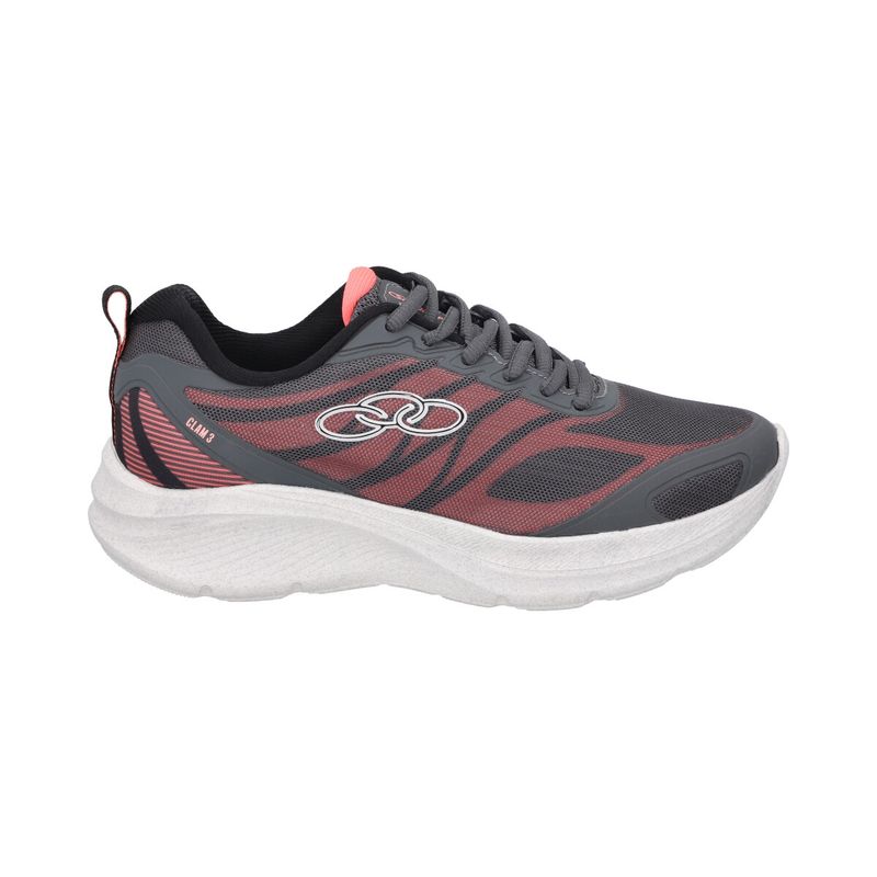 OLYMPIKUS - Zapatilla Mujer Glam 3 Gris Olympikus