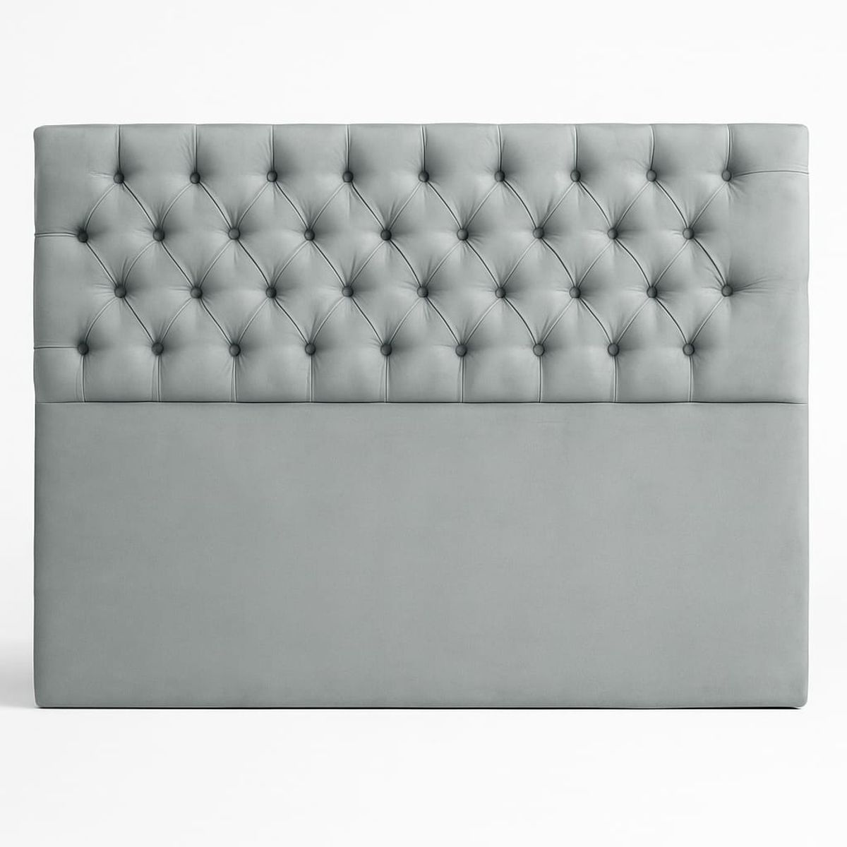 FLOBAL - Respaldo Capitones 2 Plazas Gris perla