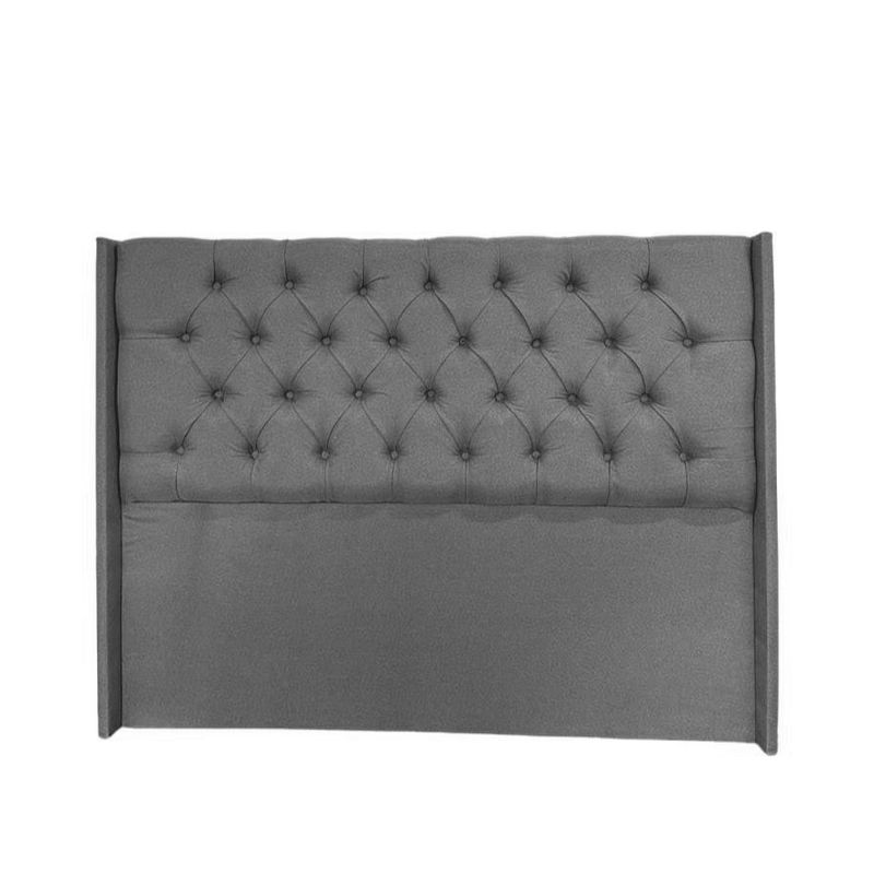 FLOBAL - Respaldo Capitones 2 Plazas Gris FLOBAL, 150x125x8cm