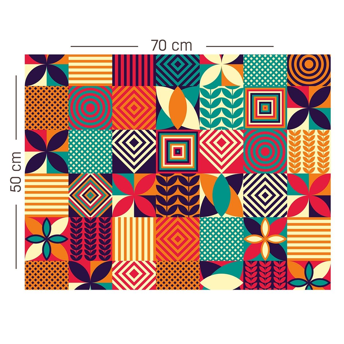 GENERICO - Alfombra Vinilica Helsinki 70x50 Cm