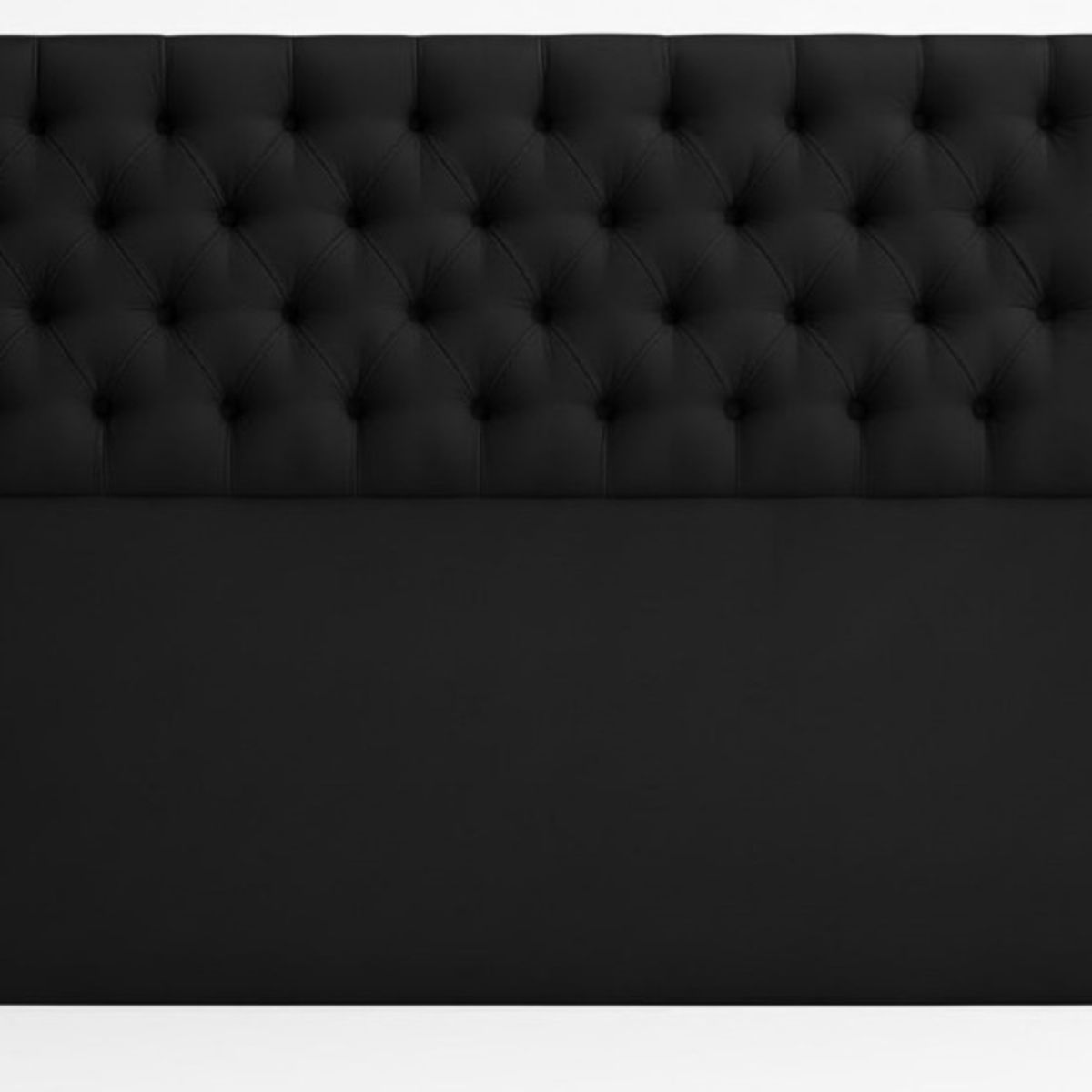 FLOBAL - Respaldo Capitones 2 Plazas 150x125x10cm Negro
