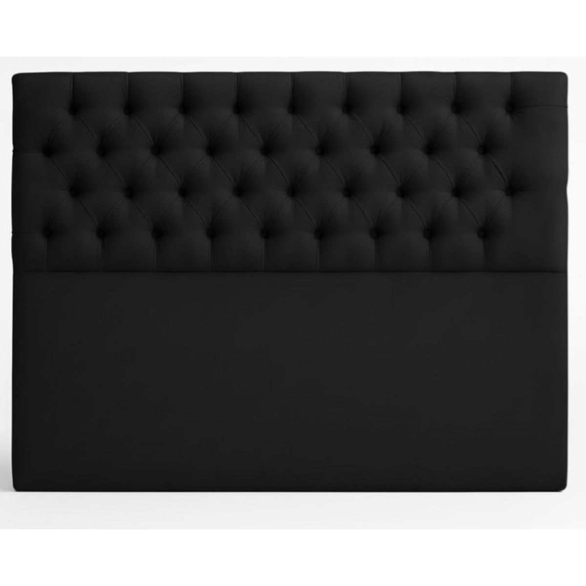 FLOBAL - Respaldo Capitones 2 Plazas 150x125x10cm Negro