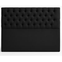 Respaldo Capitones 2 Plazas 150x125x10cm Negro