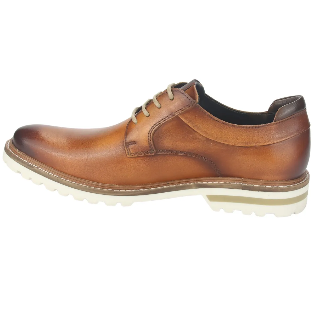 FERRACINI - Zapato Hombre Café Claro Casual Ferracini 3404