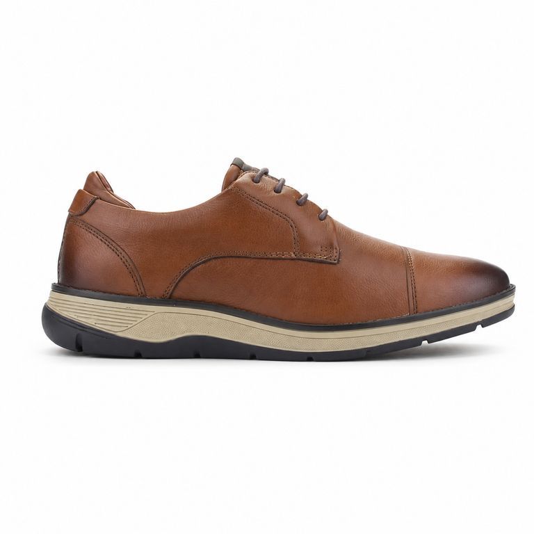 Zapato Hombre Café Claro Casual 5541