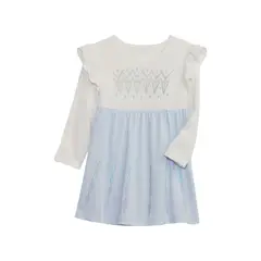 GAP - Pijama Camisola Disney Frozen Celeste