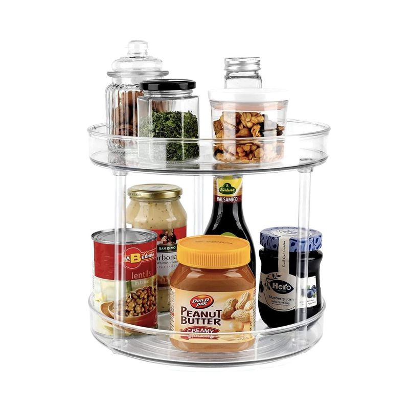 SANTU HOME & DECO - Organizador Giratorio de 2 Niveles