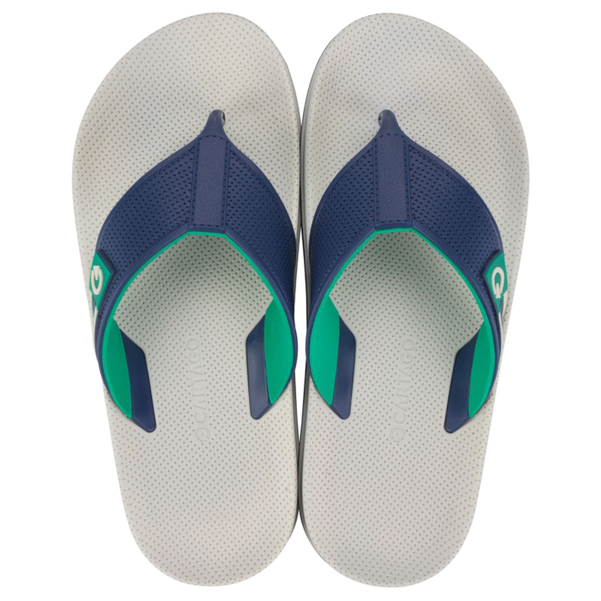 CARTAGO - Sandalia Hombre Gris/Azul Siena Cartago