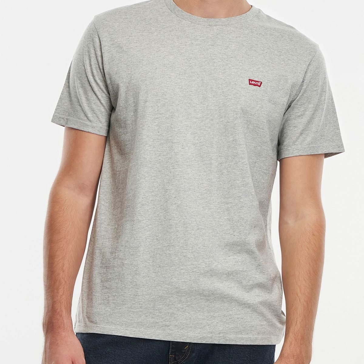 LEVIS - Polera Hombre Regular Fit Lisa Gris Levis
