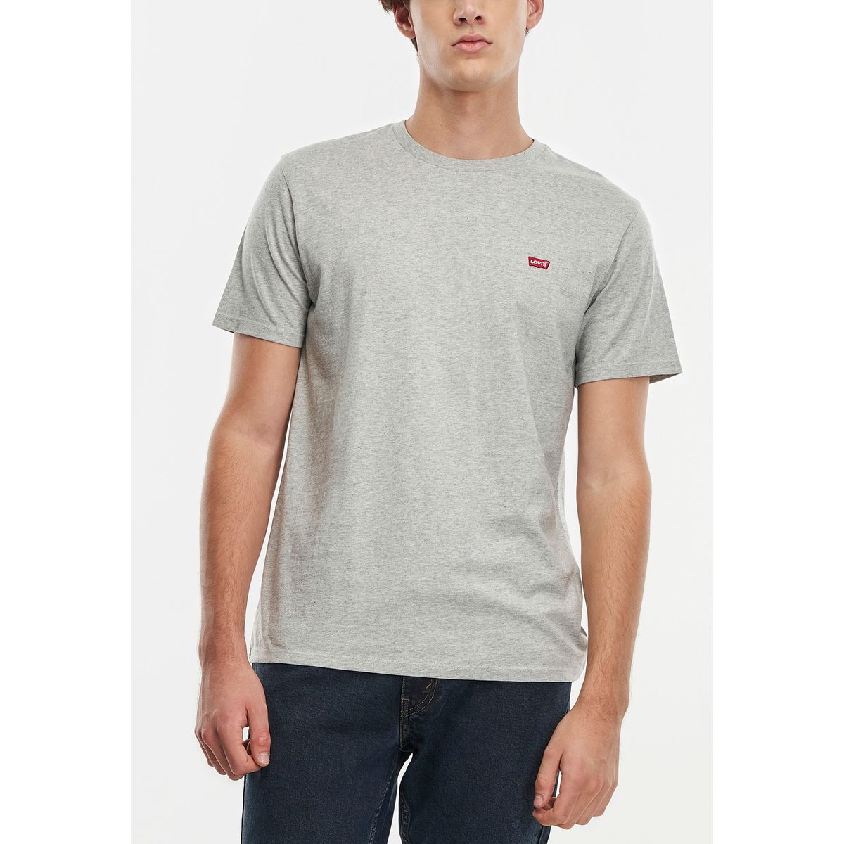 LEVIS - Polera Hombre Regular Fit Lisa Gris Levis