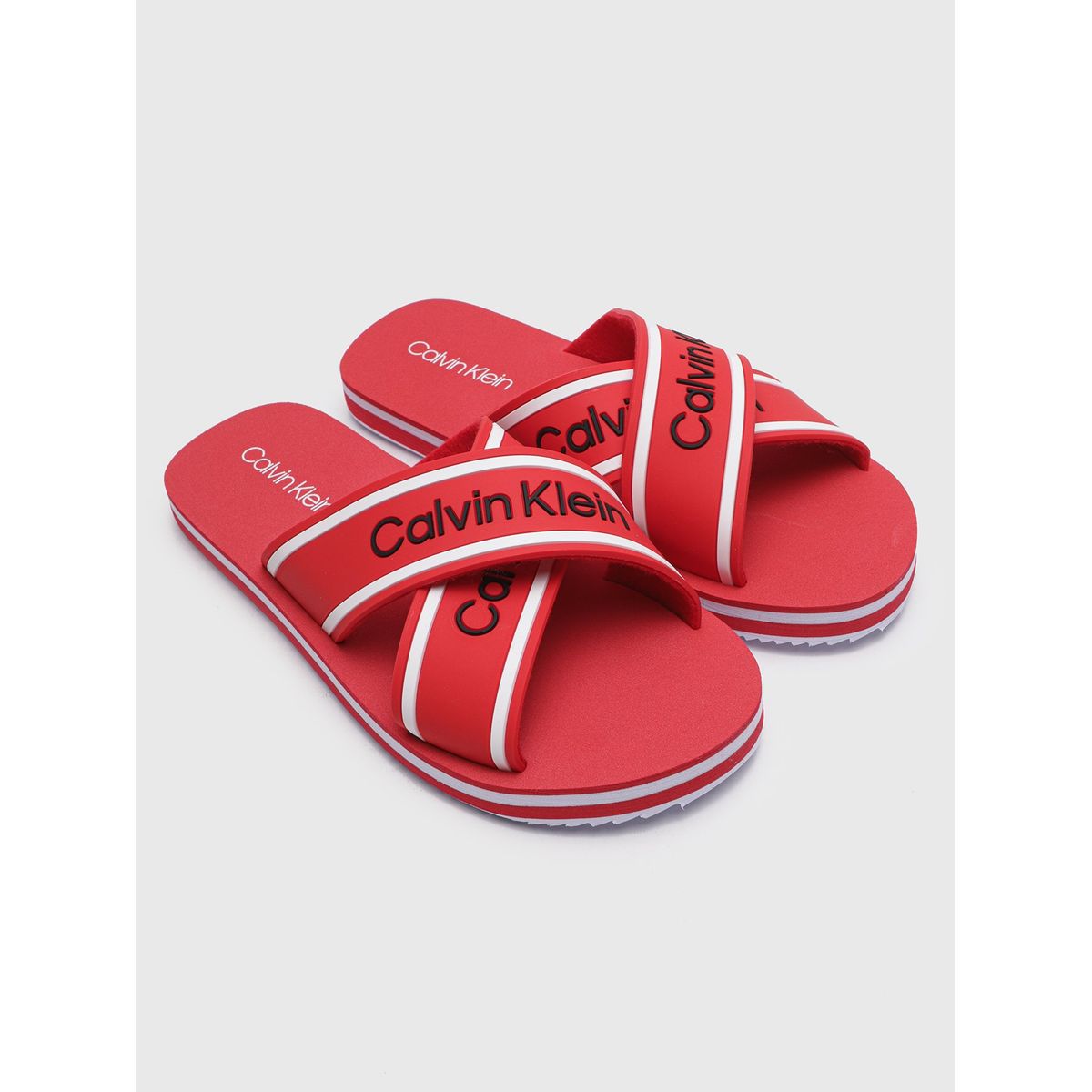 CALVIN KLEIN - Sandalia Kcclaris Rojo Calvin Klein