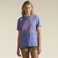 BILLABONG - Polera M/C Ss A/Div Tee J Tees Azul Mujer