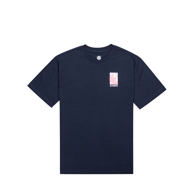 ELEMENT - Polera M/C Brush M Tees Azul Hombre ELEMENT