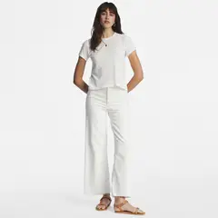 BILLABONG - Polera M/C Better Then Bas J Kt Blanco Mujer
