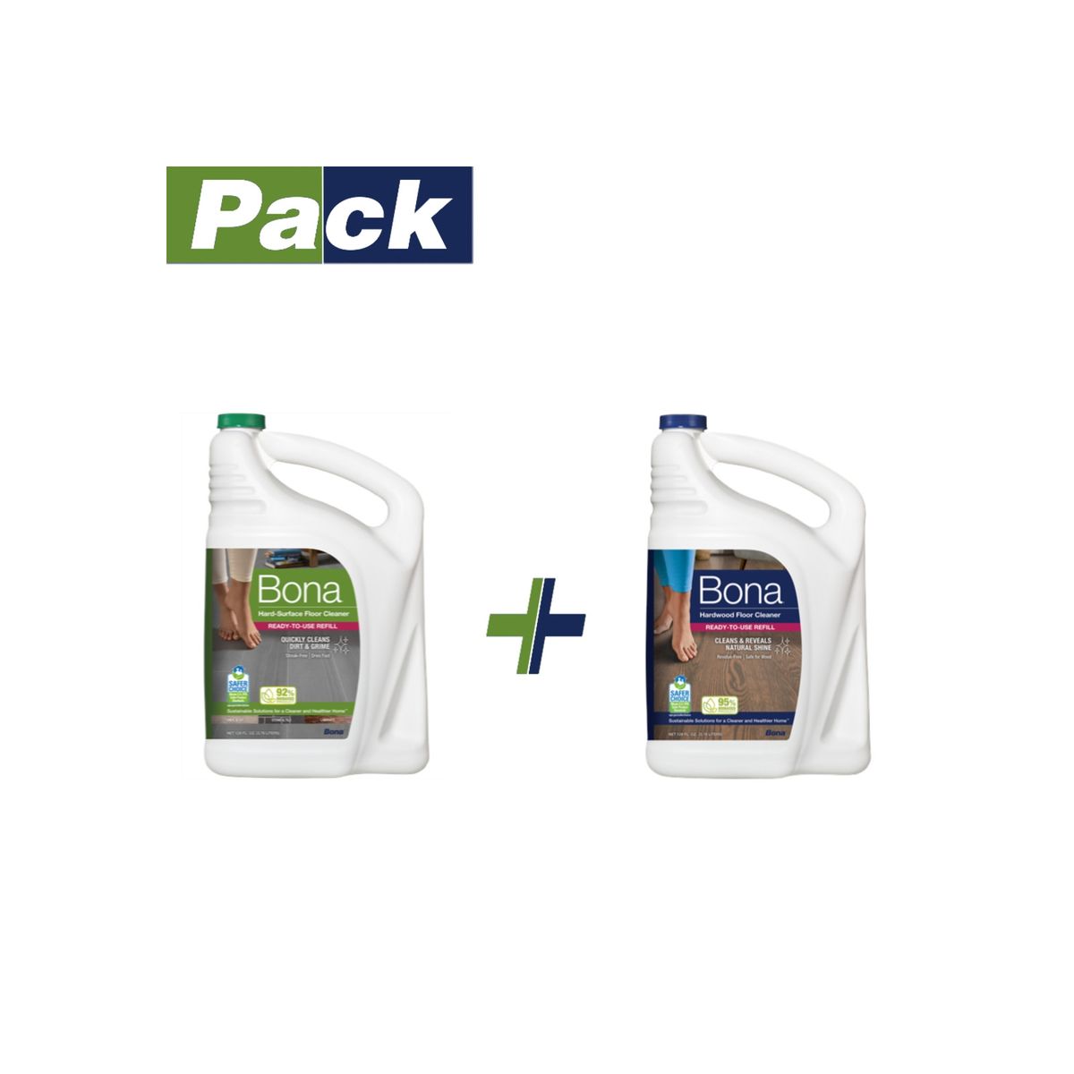 BONA - Limpiadores Pisos de Madera y Duros 2 X 3.78 Lt Bona BONA