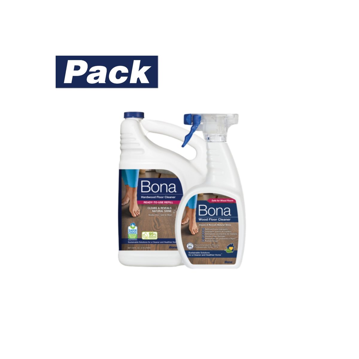 BONA - Limpiadores Pisos de Madera 3.78 Lts y 946 ml Bona BONA