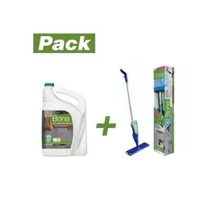 BONA - Mopa Premium + Limpiador Pisos Duros 3.78 Lts