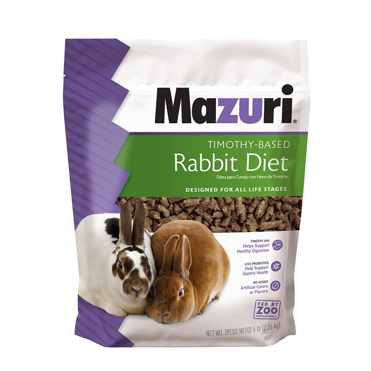 MAZURI - Mazuri Alimento Conejo Timothy Diet 1kg