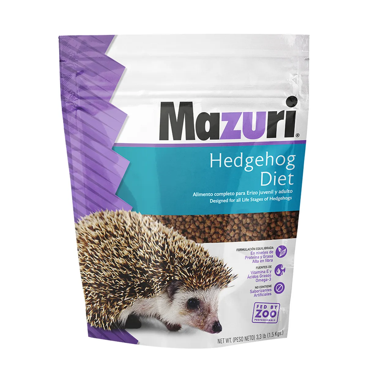 MAZURI - Mazuri Alimento Erizo de Tierra 1,5 Kg