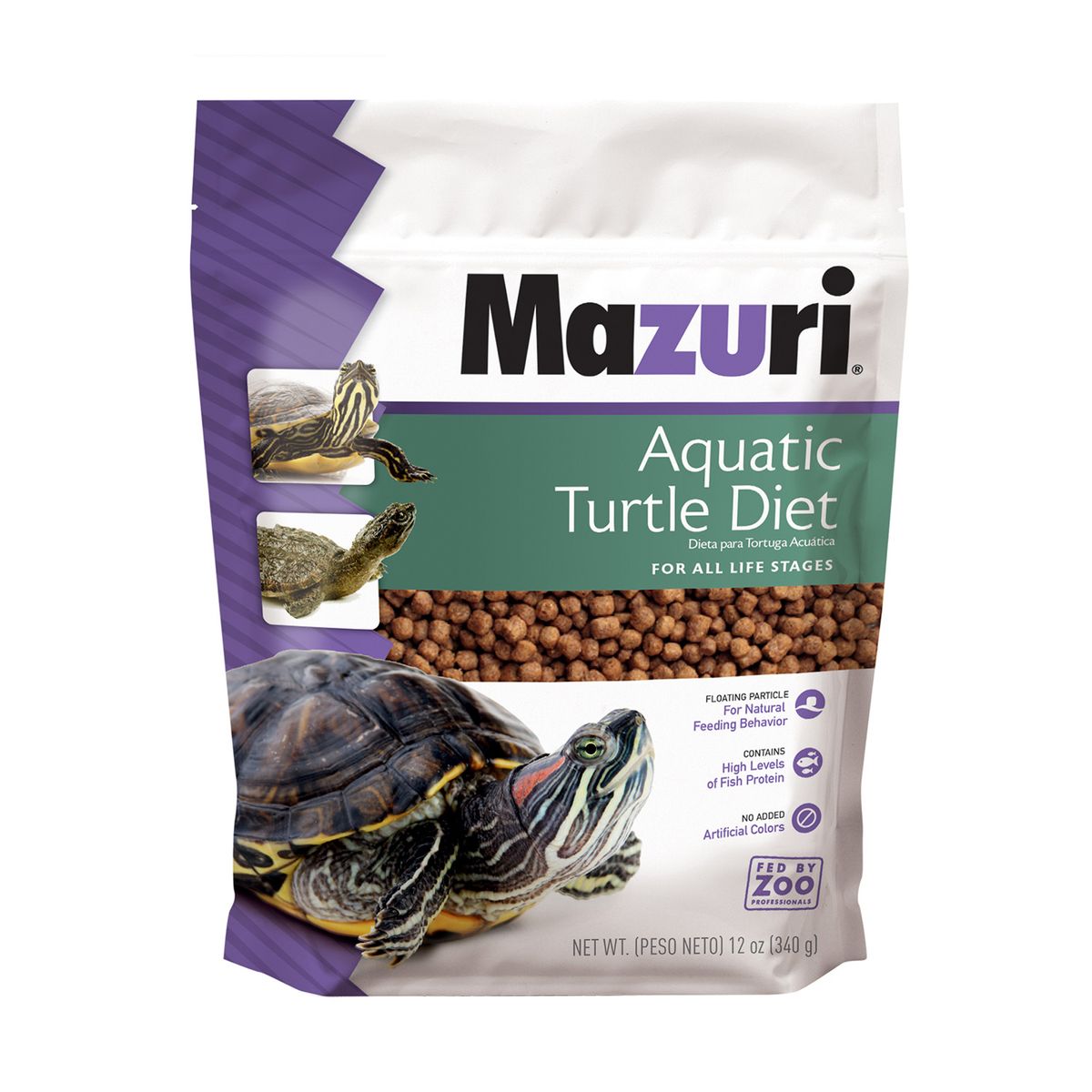 MAZURI - Mazuri Alimento Tortuga Acuatica 340 gr