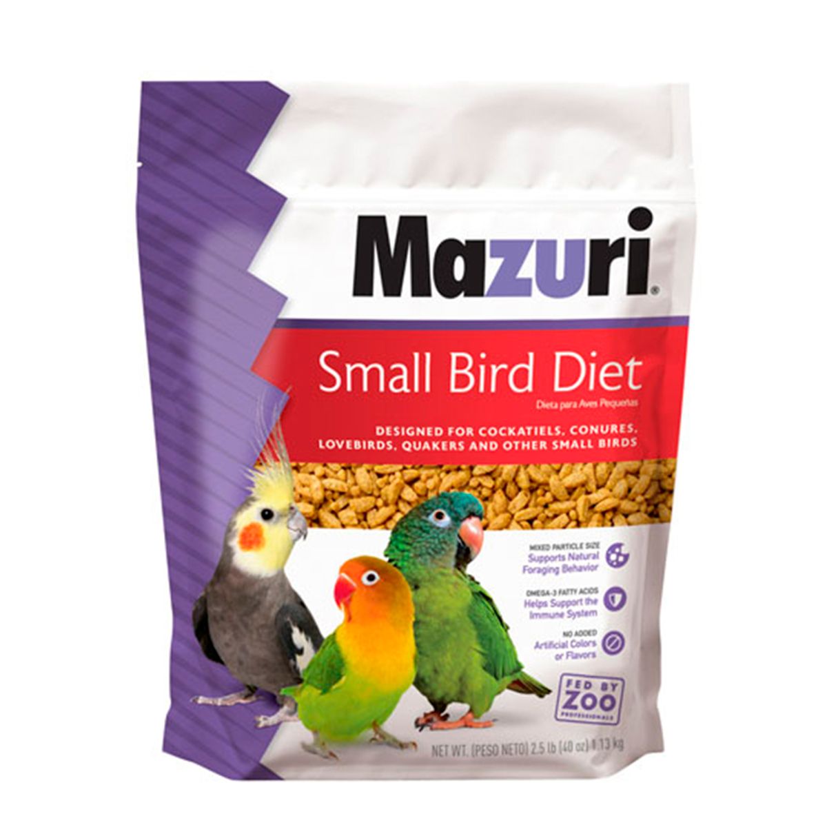 MAZURI - Mazuri Alimento Aves Pequeñas 1.13 Kg