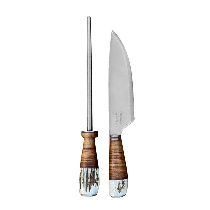GENERICO - Astil y Cuchillo Trozador Setter Combinado - Fire Chile