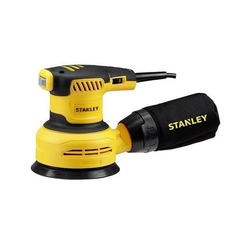 STANLEY JR - Lijadora Roto - Orbital Stanley 300w + Bolsa Recolectora