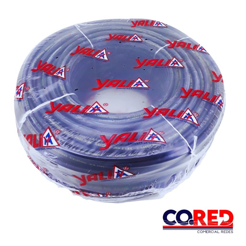 YALISA - Cordón Electrico Flexible 3x1.5 mm2  Rollo 100 Mt.