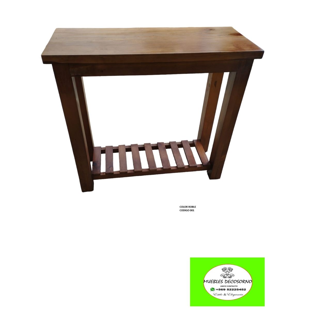 GENERICO - ARRIMO ARTESANAL RÚSTICO MADERA