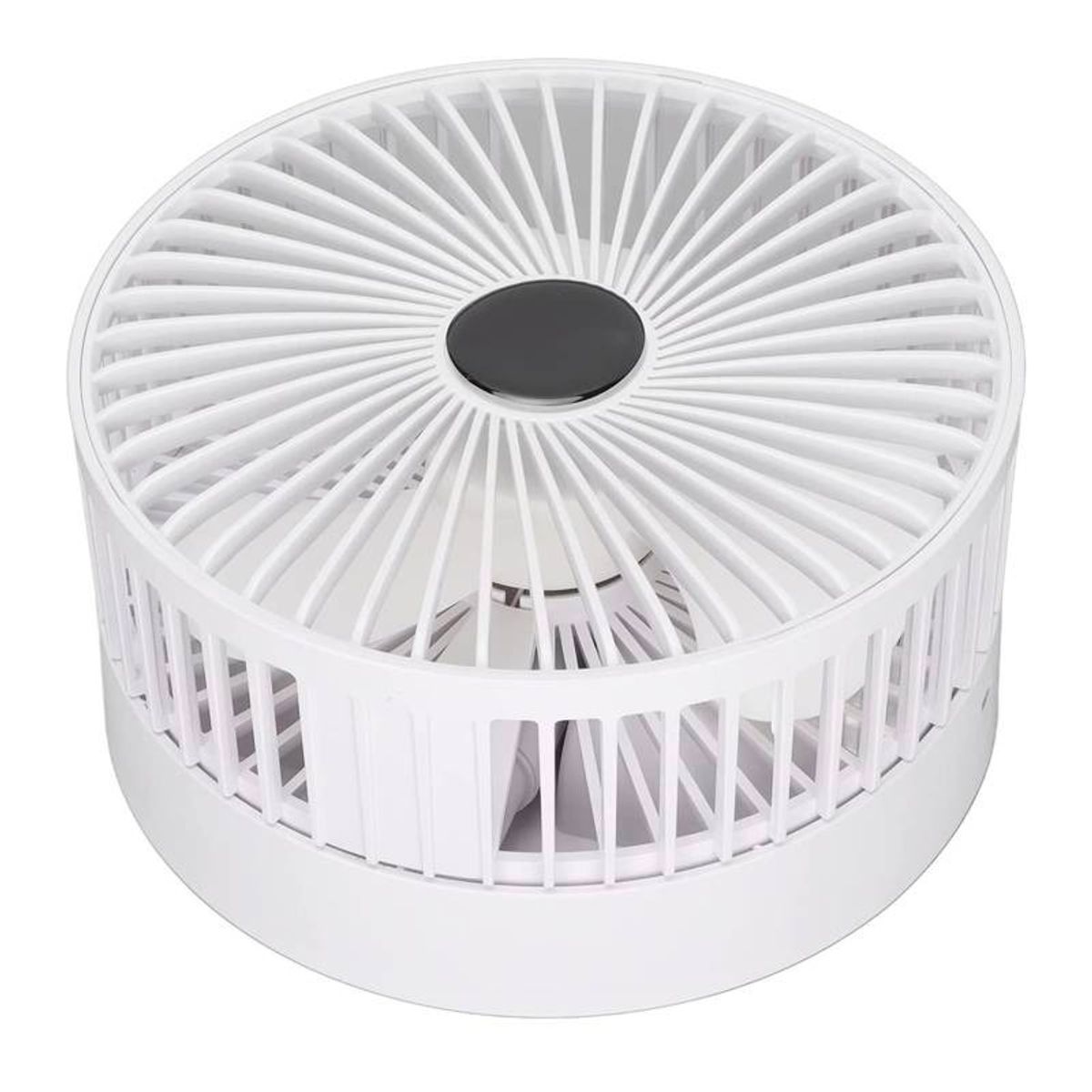 GENERICO - Ventilador USB de escritorio altura ajustable con soporte telefono