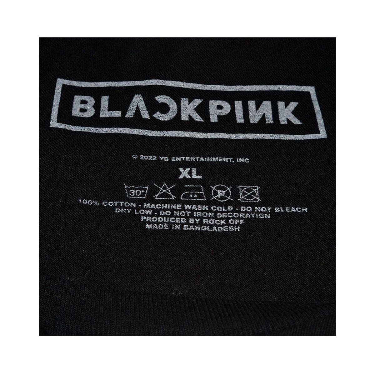 ROCK OFF OFFICIALLY LICENSED PRODUCTS - Polera original de BlackPink con diseño Love Sick