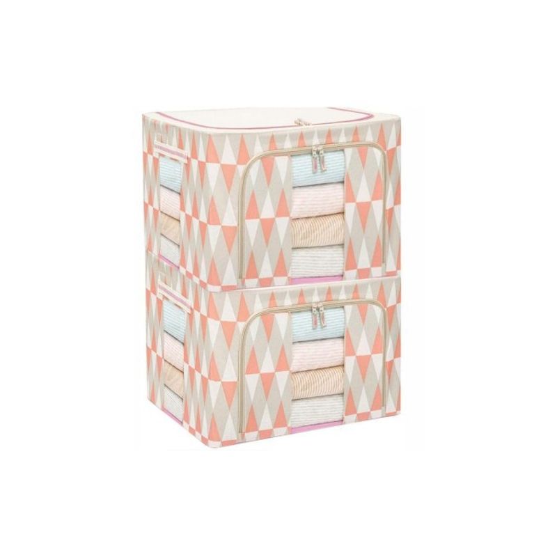 GENERICO - Cesta De Almacenamiento Caja Plegable Tela Calidad Premium