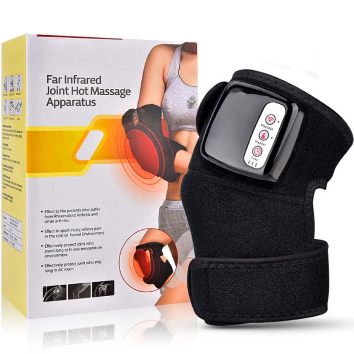 CRUSEC - Rodilleras De Calefacción Compresa Masajeador Multiuso