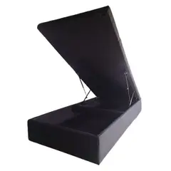 MUEBLERIA LATINA - CAMA 2M ABATIBLE BAUL FUNCIONAL LINO MARENGO 1 PLAZAS