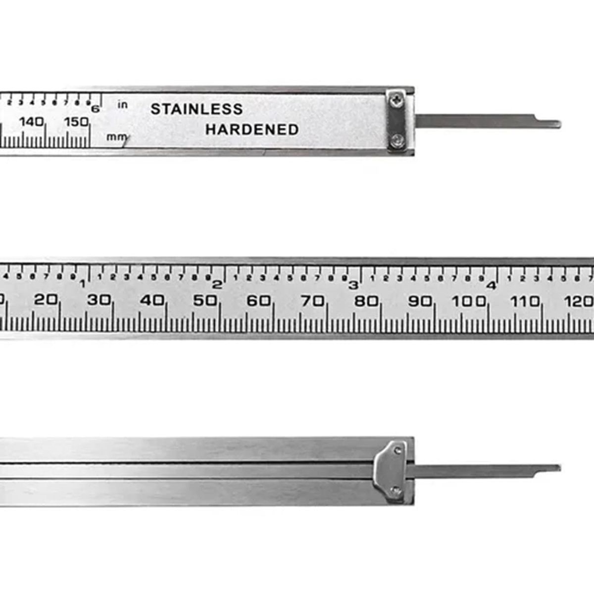 GENERICO - Pie De Metro Acero Inoxidable Calibrador Digital Profesional 0-150mm