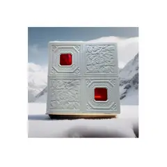 GENERICO - Lamina 3D Panel Autoadhesivas 70x70 Cielo o Muralla Flor Y Punto Rojo