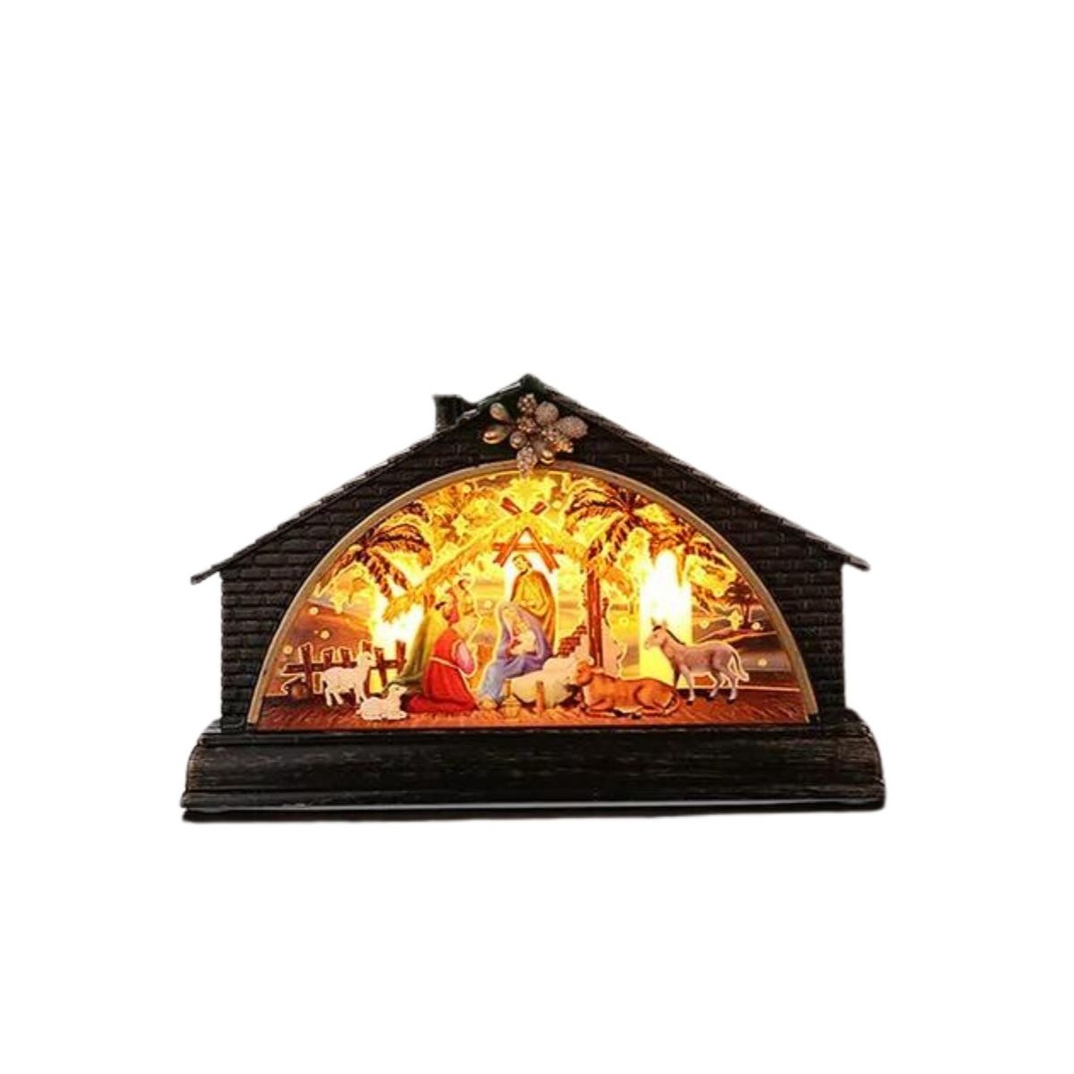 BOHEMIK - Casas Navideñas luminosas Pesebre