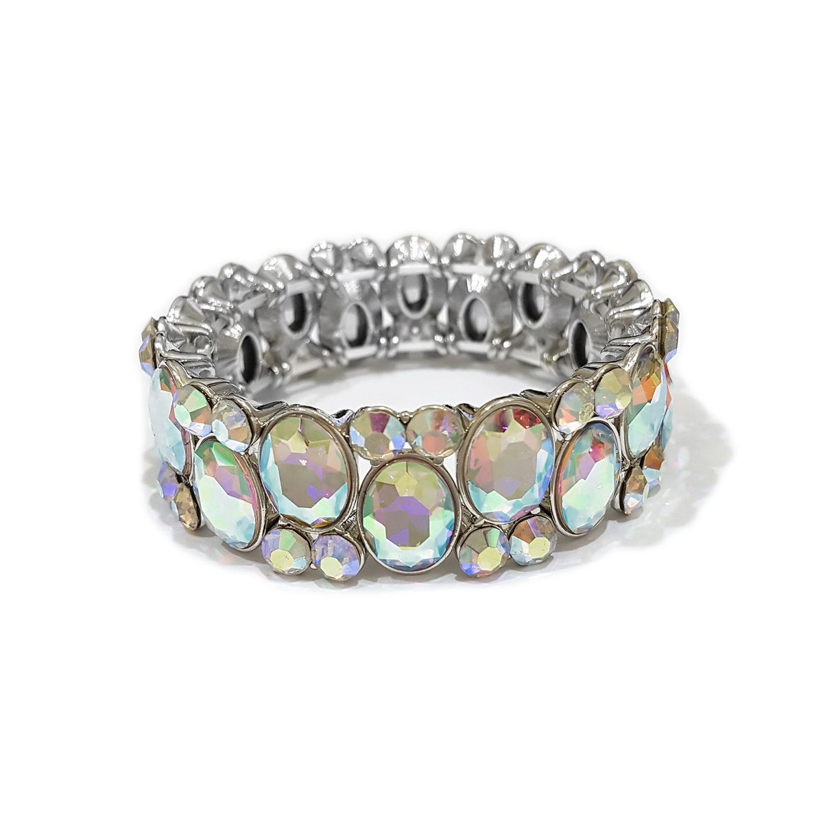 GENERICO - Pulsera Elasticada Con Cristales Mujer