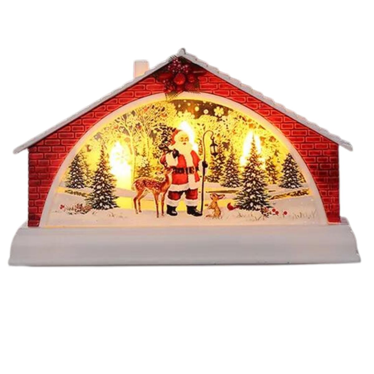 BOHEMIK - Casas Navideñas luminosas Viejo Pascuero